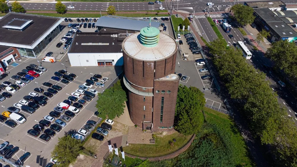 Watertoren, Breda: De watertoren vanuit de lucht