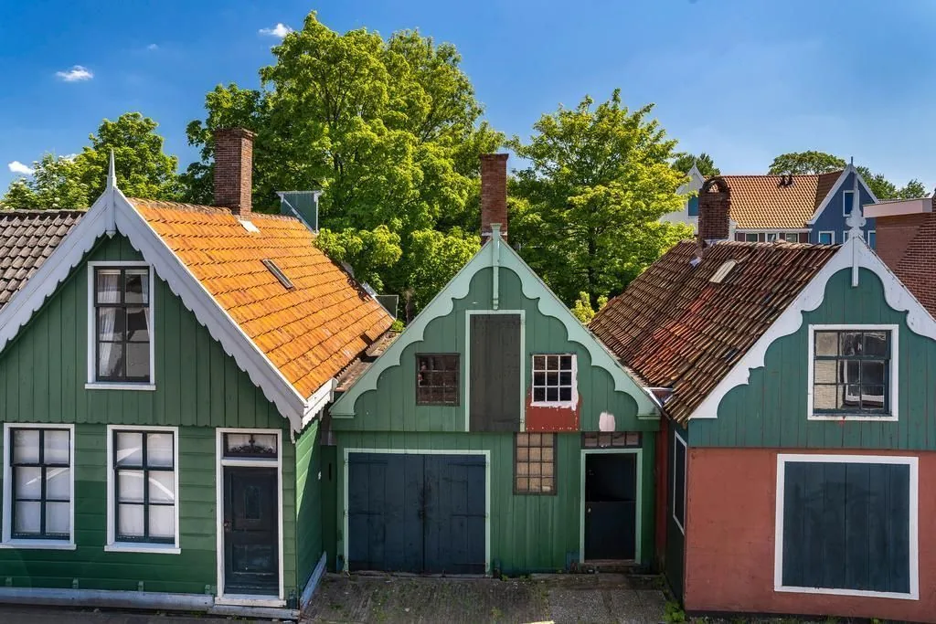 Zaanse houten huizen, Zaandam, Noord-Holland